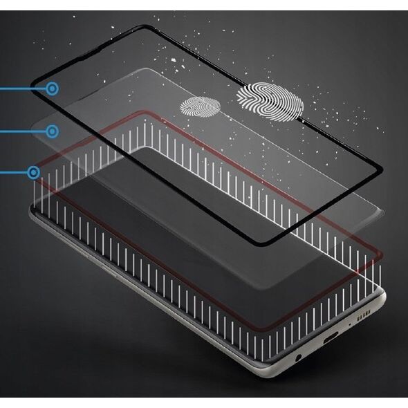 MyScreen Protector MS Diamond Glass Edge FG Oppo Reno8 czarny/black Full Glue
