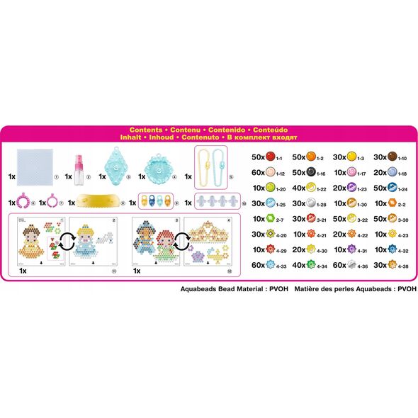 Epoch Aquabeads Błyszcz±ce księżniczki Disney Princess