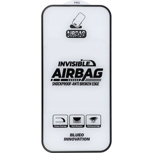 Blueo Tempered Glass 5D Mr. Monkey Glass - Apple iPhone 14 Pro Max μαύρο (Airbag Anti-break) 13920119 5903396315558