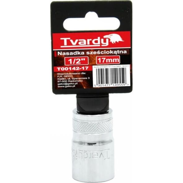 Geko NASADKA SZEŚCIOKĄTNA 1/2" 17 MM TVARDY (10/100) T00142-17 GEKO