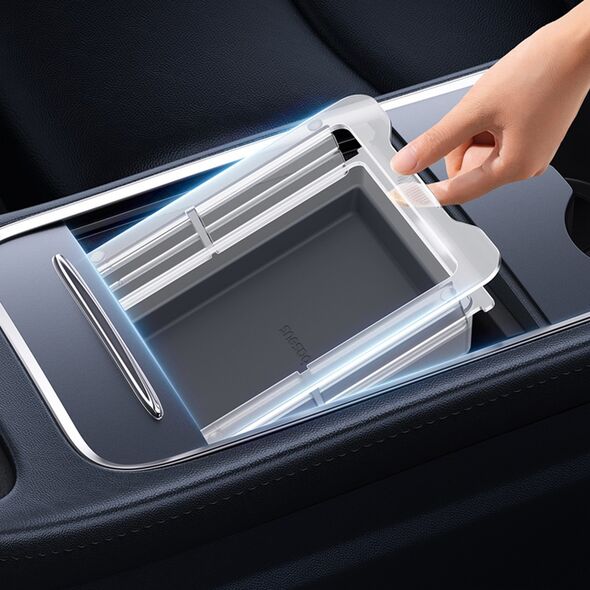 Car organizer Baseus T-Space Series for Tesla Model 3 / Y grey
