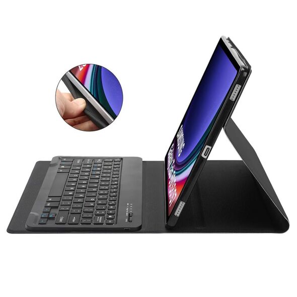 Tech-Protect SmartCase Pen Samsung Galaxy Tab S9 FE Black keyboard case