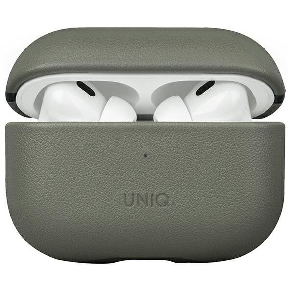UNIQ Terra Apple AirPods Pro 2 Genuine Leather lichen green