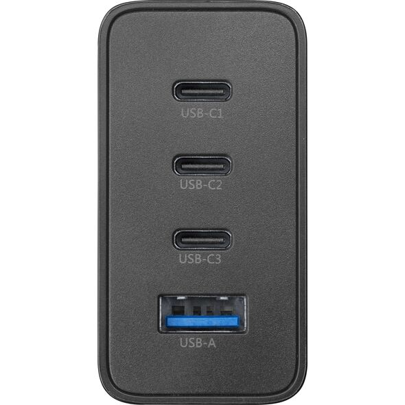 Ładowarka Cellular Line Cellularline Multipower Nano 100W Reiselader 4 Port GaN Black