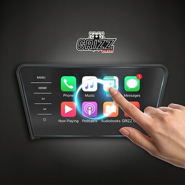 Matte GrizzGlass CarDisplay Protection car radio Android Allnoel A3454 10"