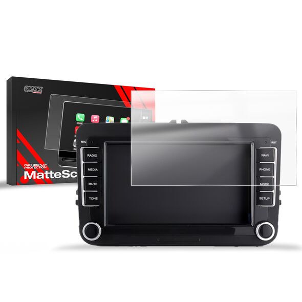 Matte GrizzGlass CarDisplay Protection car radio Android GoMedia 7021 2DIN 7" Volkswagen Skoda Seat
