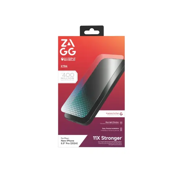 ZAGG InvisibleShield Glass XTR4 Apple iPhone 16 Pro Max