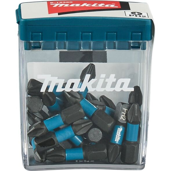 Makita MAKITA KOŃCÓWKA WKRĘTAKOWA PH2-25mm /25szt. IMPACT BLACK
