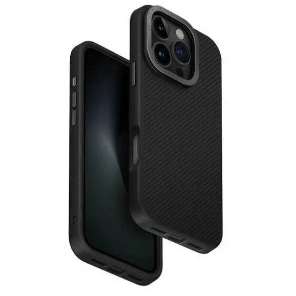 UNIQ Keva Max Case for Apple iPhone 16 Pro MagClick Charging black