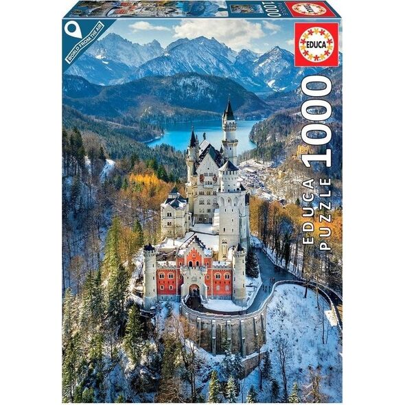 Educa Puzzle 1000 Zamek Neuschwanstein/Niemcy G3