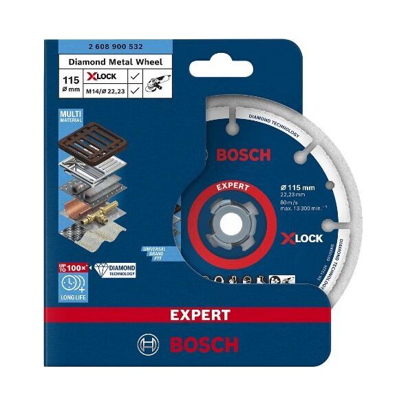 Bosch Bosch X-LOCK diamond metal disc 115mm, cutting disc 2608900532