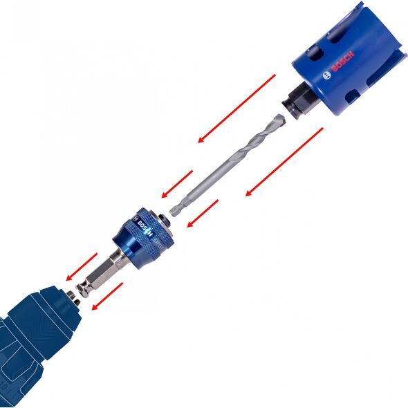 Bosch Zestaw startowy pił otwornic EXPERT Tough Material 68 x 60 mm 2608900450