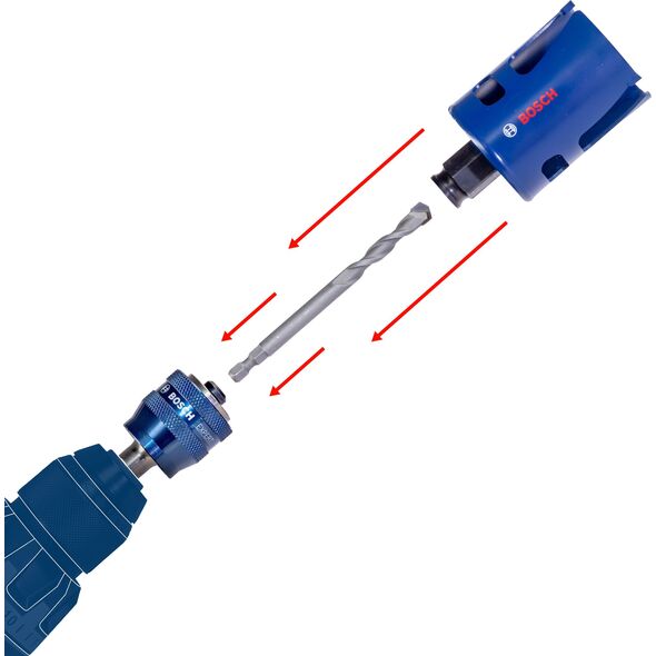 Bosch Zestaw startowy pił otwornic EXPERT Tough Material 68 x 60 mm 2608900450