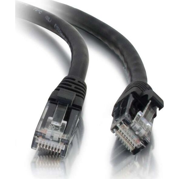C2G Kabel / 0,5 m Mld/Booted Black CAT5E PVC UTP