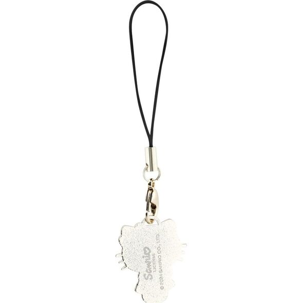 Hello Kitty zawieszka HKCPMKK Phone       Strap czarny/black Charm Kitty Cute