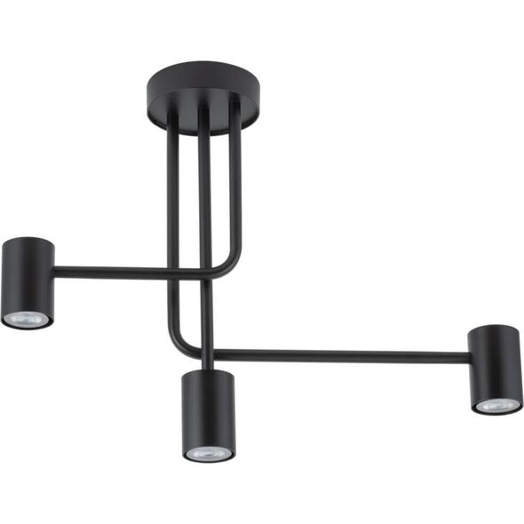 Lampa sufitowa Sigma 3-punktowa lampa sufitowa Luis czarny plafon nad stół