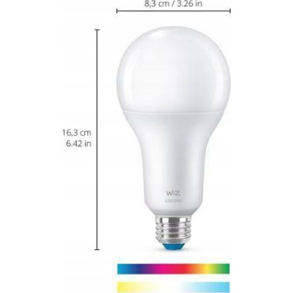 Signify WiZ White&Color 150W E27 Standardform Tunable matt Einzelpack