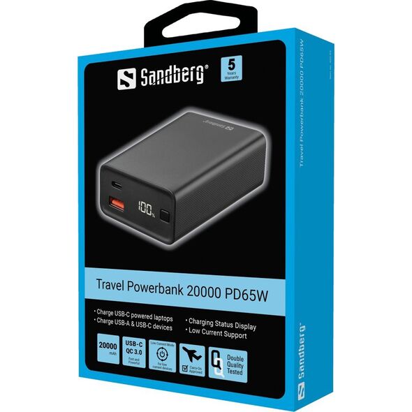 Powerbank Sandberg Travel Powerbank 20000 PD65W