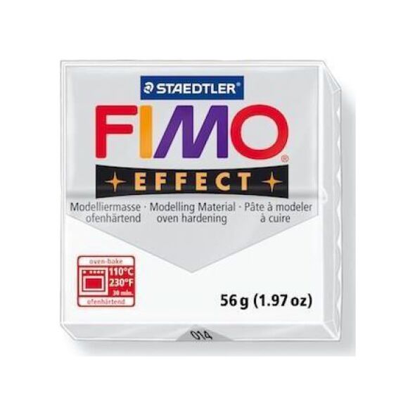 Staedtler Masa Fimo Effect 56g 014 biały przezroczysty (185289)