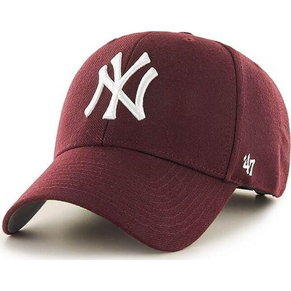 47brand Czapka New York Yankees bordowa r. uniwersalny (B-MVP17WBV-KMA)