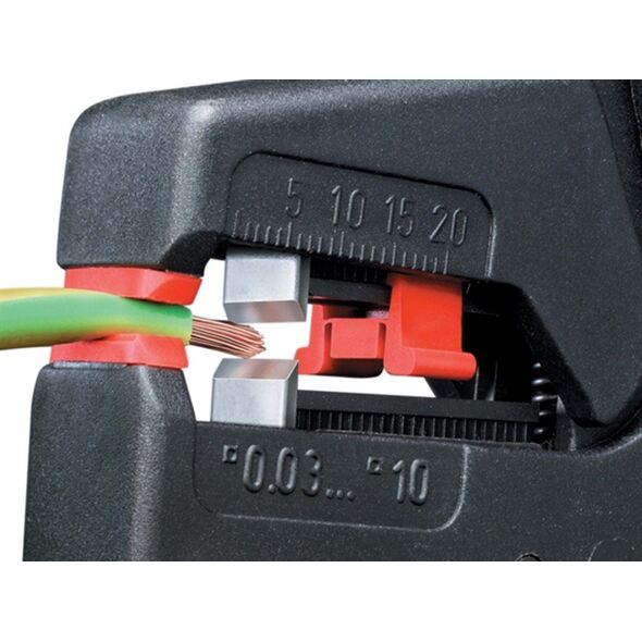 Knipex Szczypce do ściągania izolacji samonastawne 200mm (12 40 200 SB)
