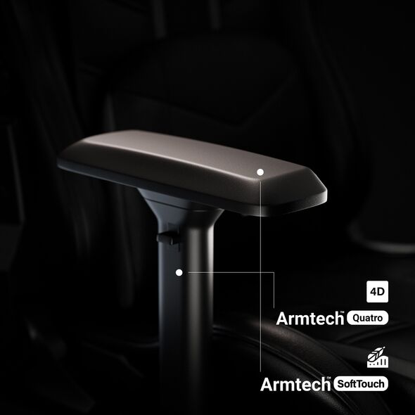 Fotel Diablo Chairs X-Ray 2.0 King Size, Czarno-szary, XL
