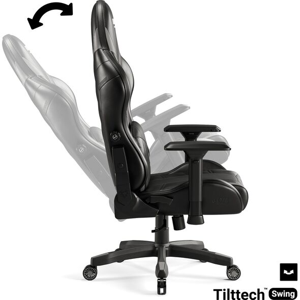 Fotel Diablo Chairs X-Ray 2.0 King Size, Czarno-szary, XL