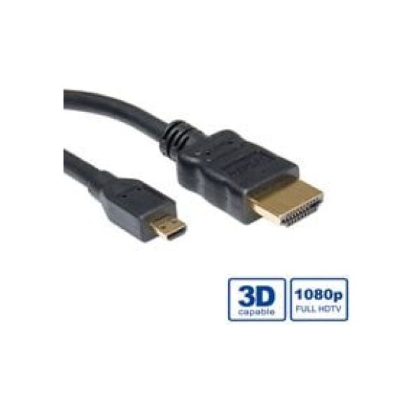 Kabel Roline 2m czarny (11.04.5581)