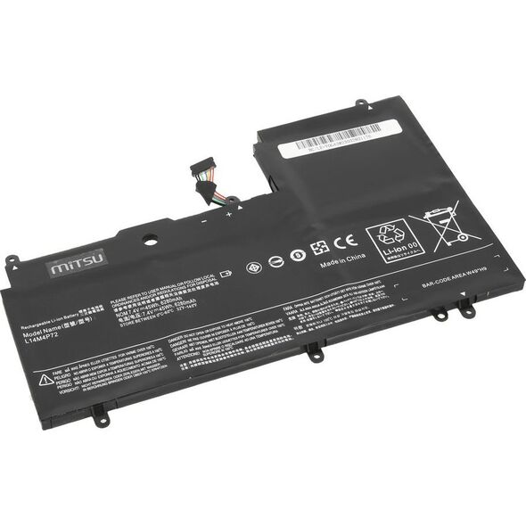 Zasilacz do laptopa Mitsu Bateria L14M4P72 do Lenovo Yoga 700-14ISK 3 1470