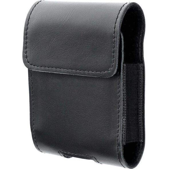 OEM Kabura uniwersalna do paska skórzana ROYAL pozioma rozmiar V do SAMSUNG FLIP 1 / 2 / 3 / 4 / HUAWEI P50 Pocket / MOTOROLA RAZR 5G czarna