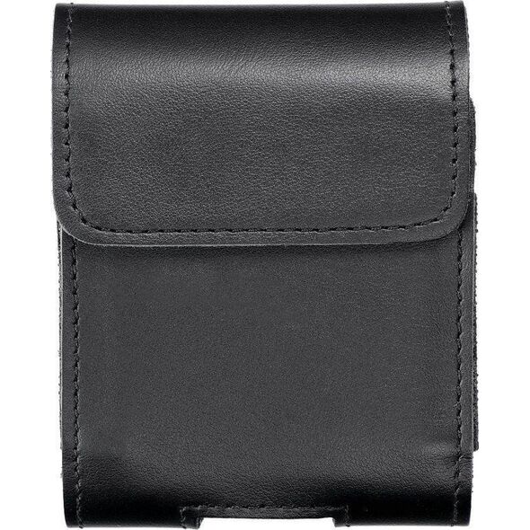 OEM Kabura uniwersalna do paska skórzana ROYAL pozioma rozmiar V do SAMSUNG FLIP 1 / 2 / 3 / 4 / HUAWEI P50 Pocket / MOTOROLA RAZR 5G czarna