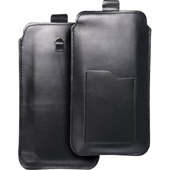 OEM Skórzana uniwersalna wsuwka z pull-up - ROYAL / czarny - Rozmiar 3XL - HUAWEI MATE 20X