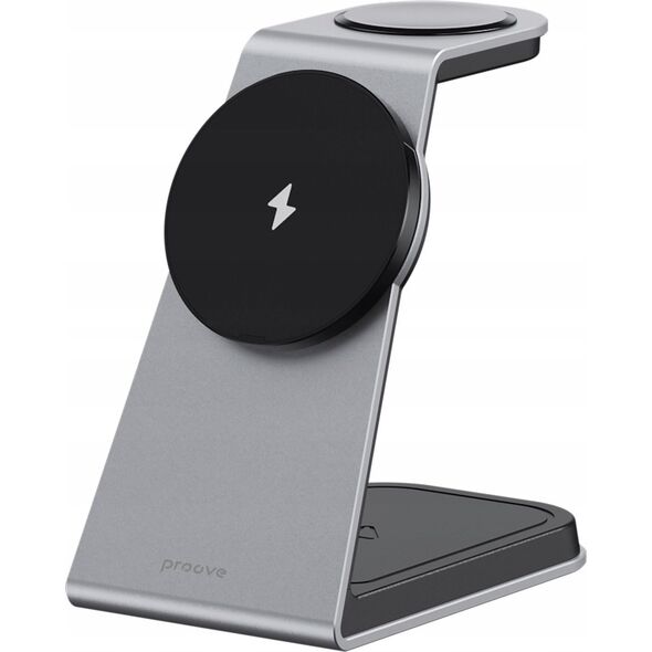 Bezprzewodowa Ładowarka 3w1 QI MagSafe na Telefon Zegarek Słuchawki / Omni Power 15W