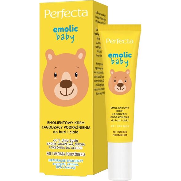 PERFECTA_Emolic Baby emolientowy krem łagodzący podrażnienia 20ml