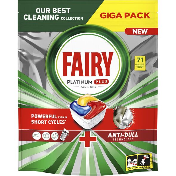 FAIRY KAPSUŁKI PLAT PLUS LEMON 71
