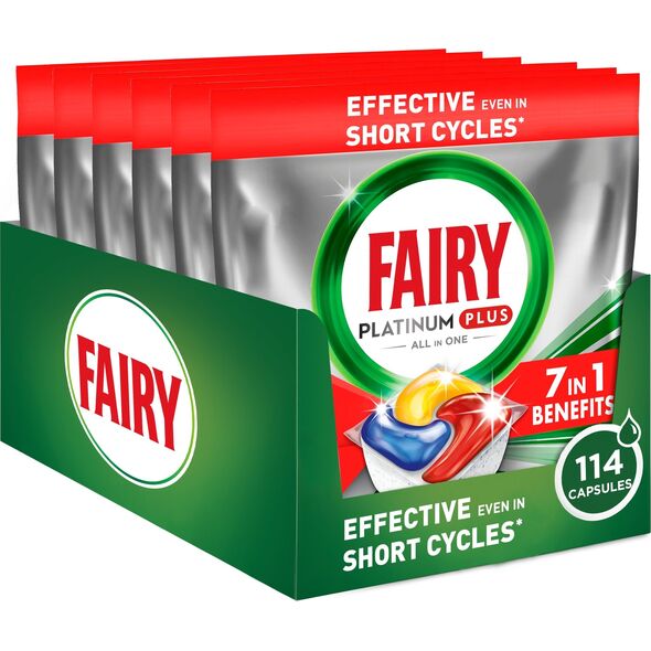 FAIRY KAPSUŁKI PLAT PLUS LEMON 114 E-COM