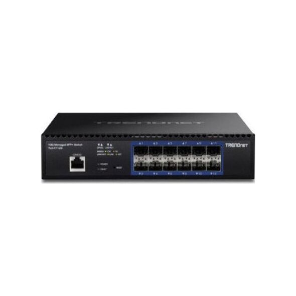 Switch Triton 12-portowy przełącznik TRENDnet TL2-F7120, 10G Layer 2 Managed SFP+