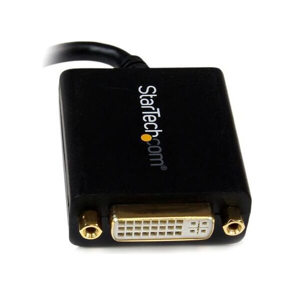 Adapter AV StarTech DisplayPort Mini - DVI-I czarny (MDP2DVI)