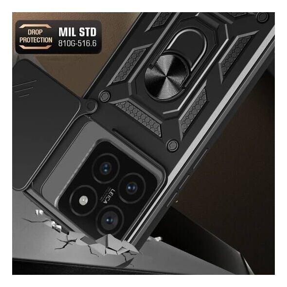 Case XIAOMI 14T Tech-Protect Camshield Pro black 5906302371112