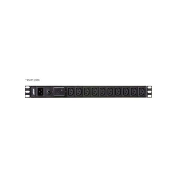 Aten ATEN PE0218SG 1HE 16A 18-portowy podstawowy moduł PDU z ochroną przeciwprzepięciową