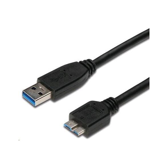 Kabel USB PremiumCord USB-A - microUSB 2 m Czarny (ku3ma2bk)
