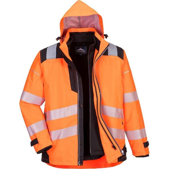 Portwest KURTKA ROBOCZA 3W1 PW365OBR POMARAŃCZOWA XL