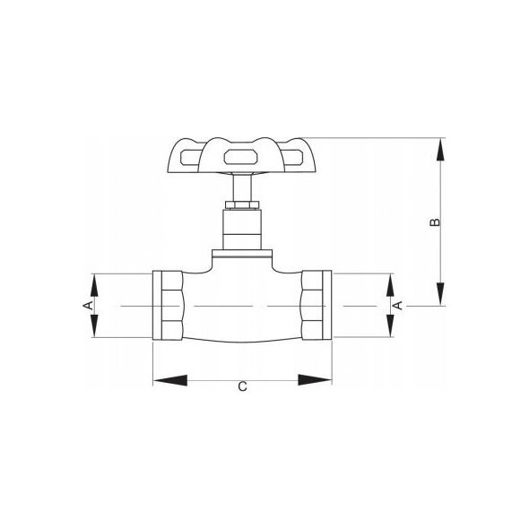 Hydroland ZAWÓR PRZELOT. WODNY ŻELIWNY 5/4" HYDROLAND // ZPŻ.H.32