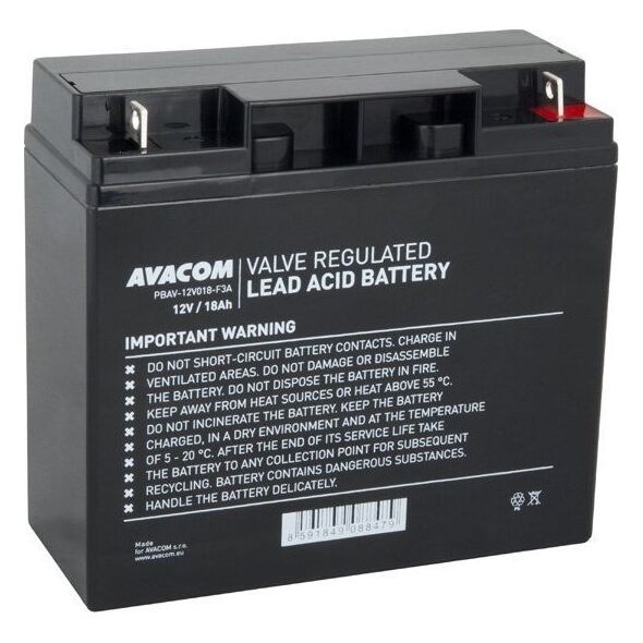 Avacom Avacom baterie Standard, 12V, 18Ah, PBAV-12V018-F3A