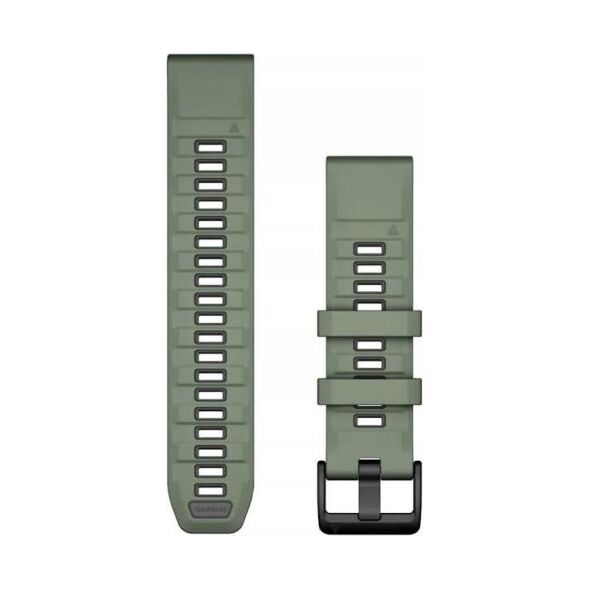 Garmin Garmin Ersatzarmband QuickFit 22mm Silikon Weidengrün/Graphit