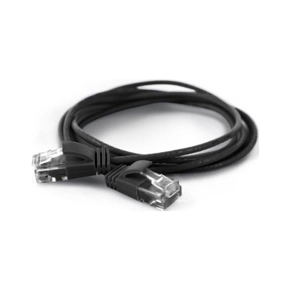 Wantec Wantec wW Patch Cable CAT6A (rand 2,8mm) UTP black 0,50m (7312)