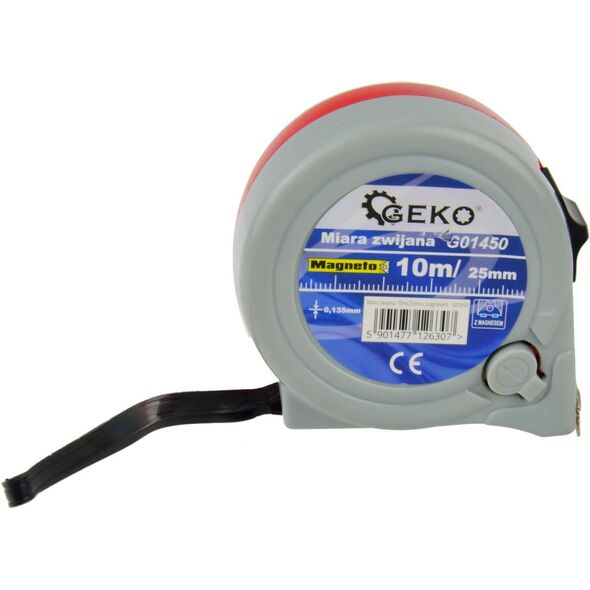 Geko Miara zwijana 10mx25mm z magnesem(6/60)