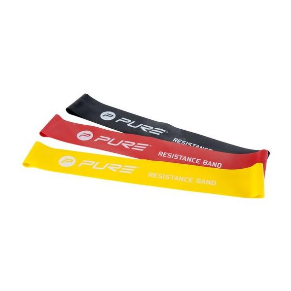Pure Mini Band P2I200280 różne poziomy oporu w zestawie wielokolorowy 3 szt.
