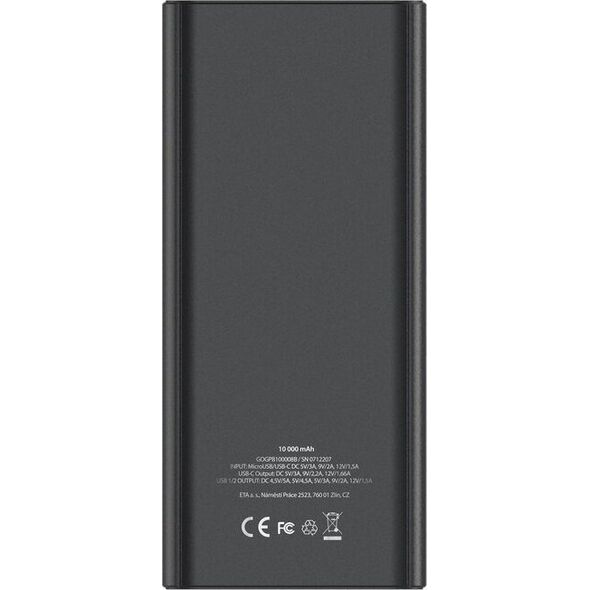 Powerbank GoGEN Power Bank 10 000 mAh Gogen PB100008B czarny