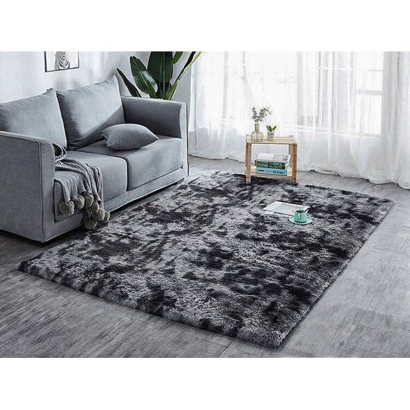 Strado Dywan Ombre Shaggy Strado 120x160 OmbreGrey (Ciemny Szary) uniwersalny